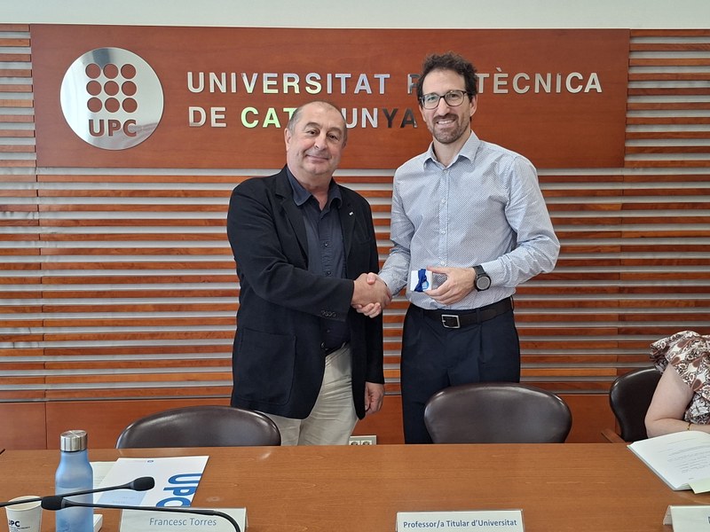 Fermín Otero pren possessió com a professor titular de la UPC
